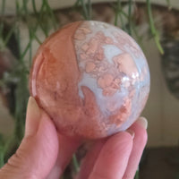 Petal Agate Sphere