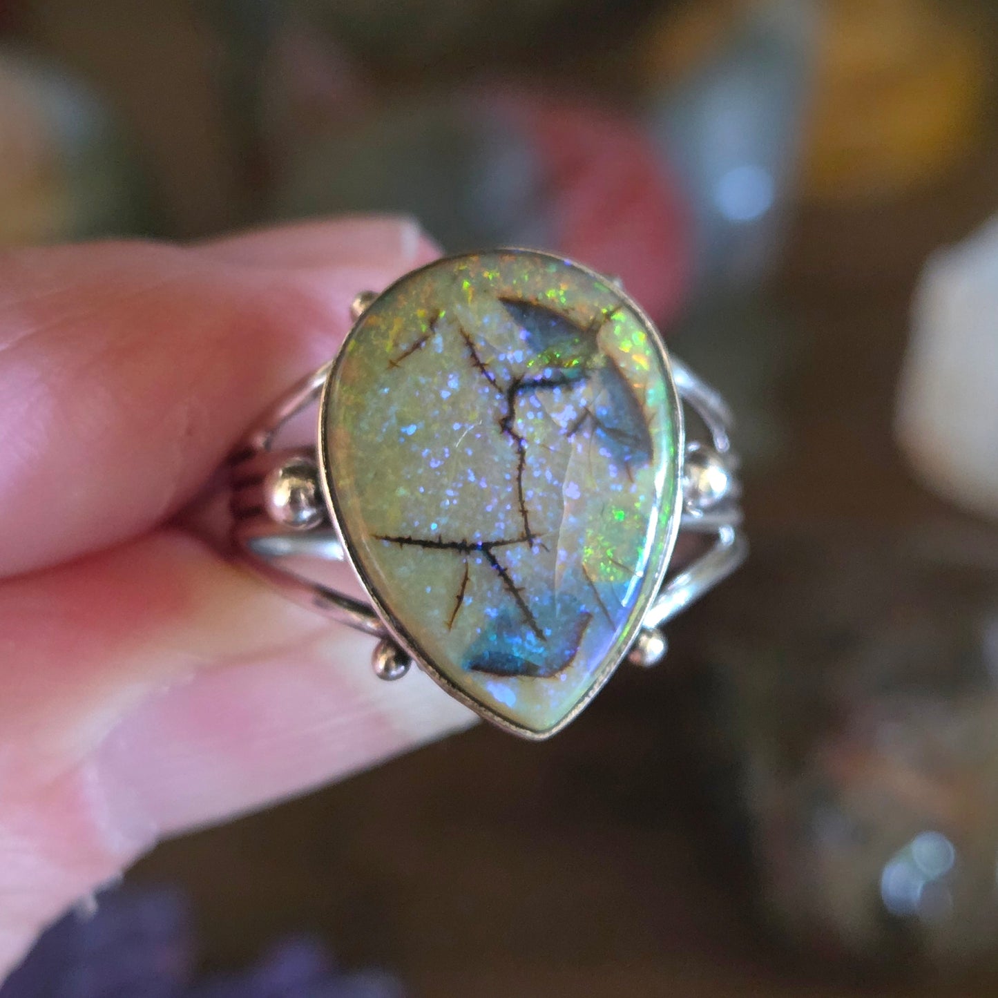 Monarch Opal Ring Size 9