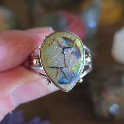 Monarch Opal Ring Size 9