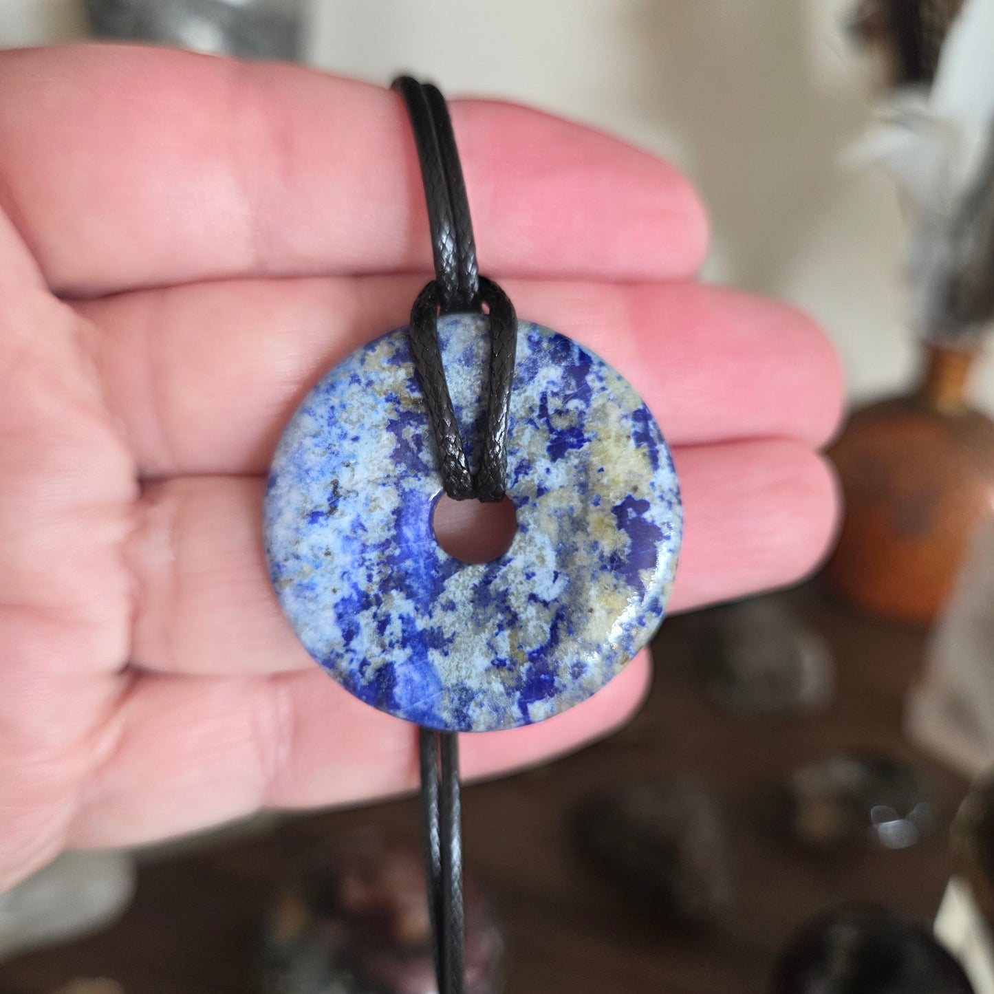 Crystal Donut Pendant