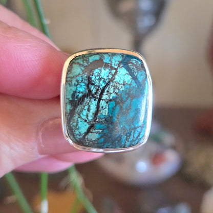 Shattuckite Ring Size 7