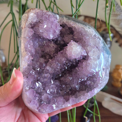 Amethyst Cut Base Geode