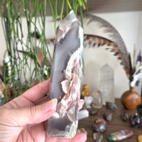 Flower Agate Obelisk