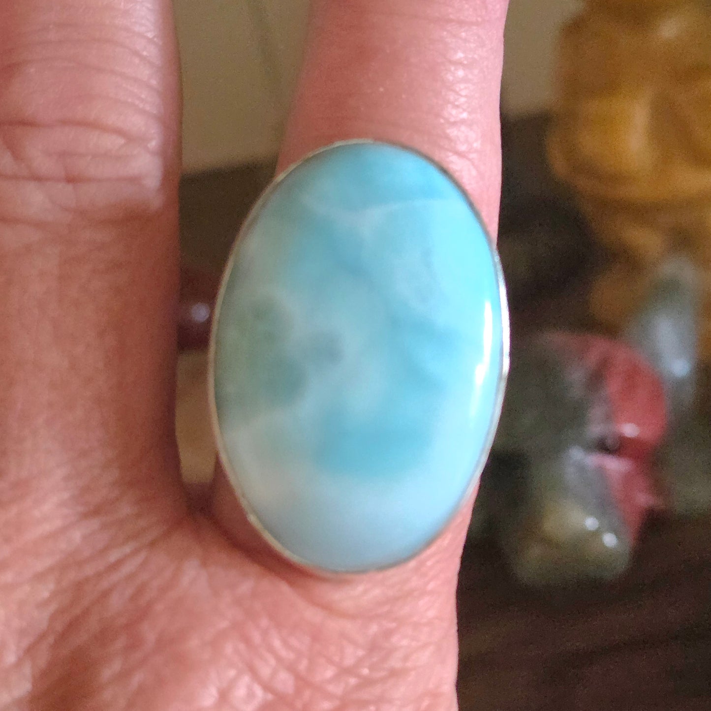 Larimar Ring Size 10