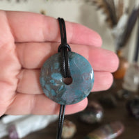 Crystal Donut Pendant