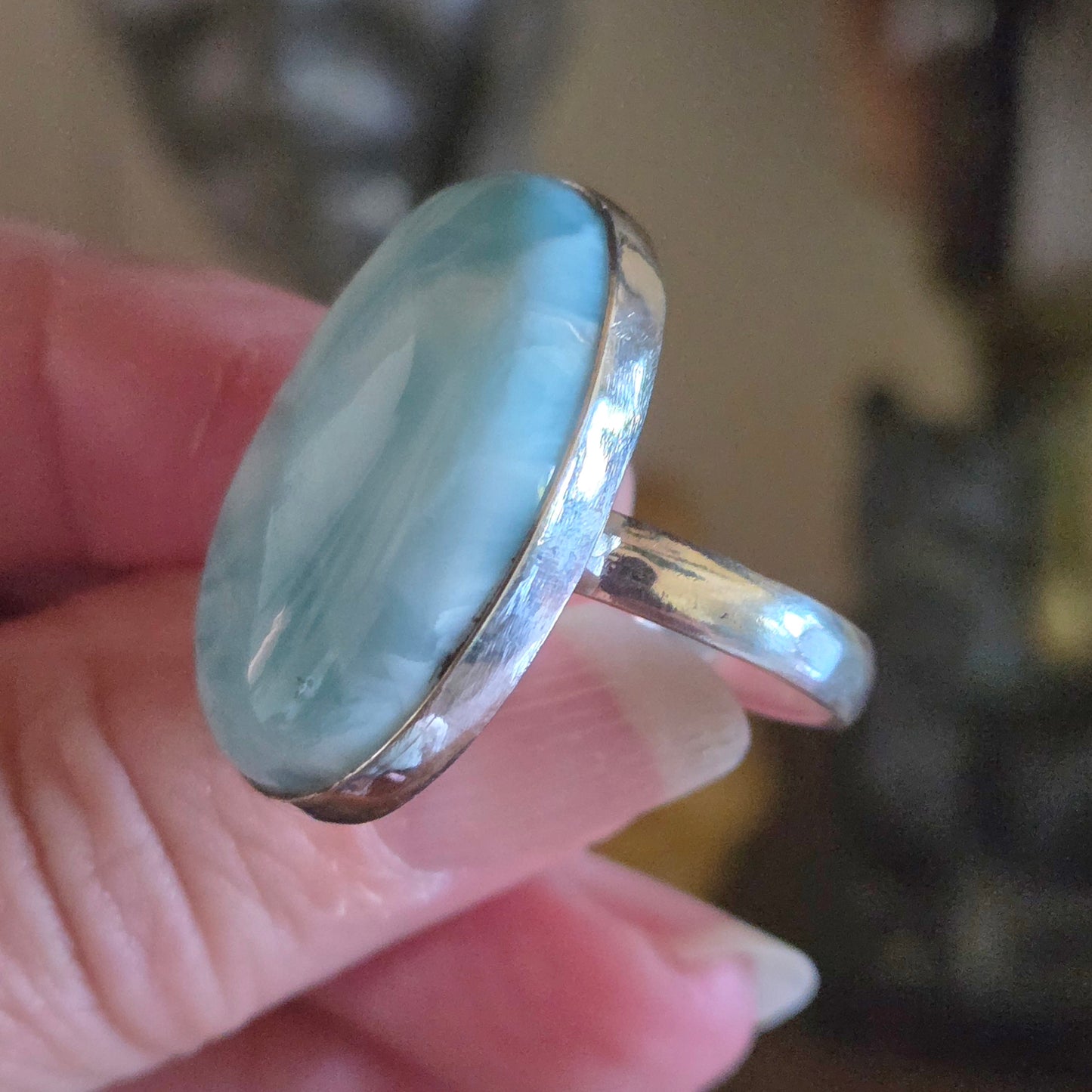 Larimar Ring Size 11