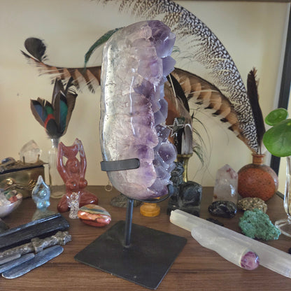 Amethyst Cluster On Stand 2.9Kg