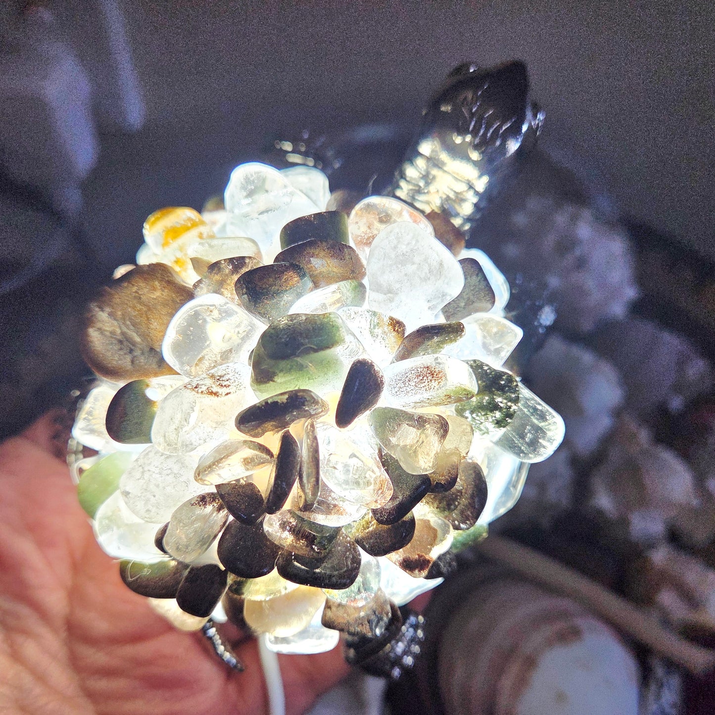 Crystal Turtle Lamp