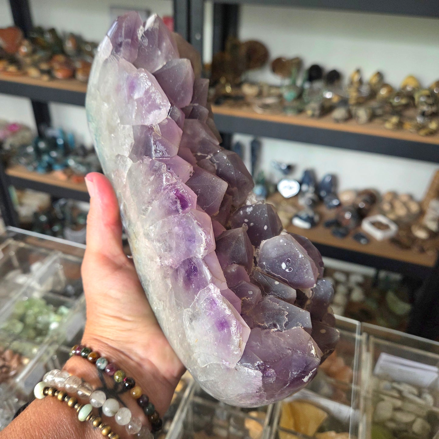 Amethyst Cluster On Stand 2.9Kg