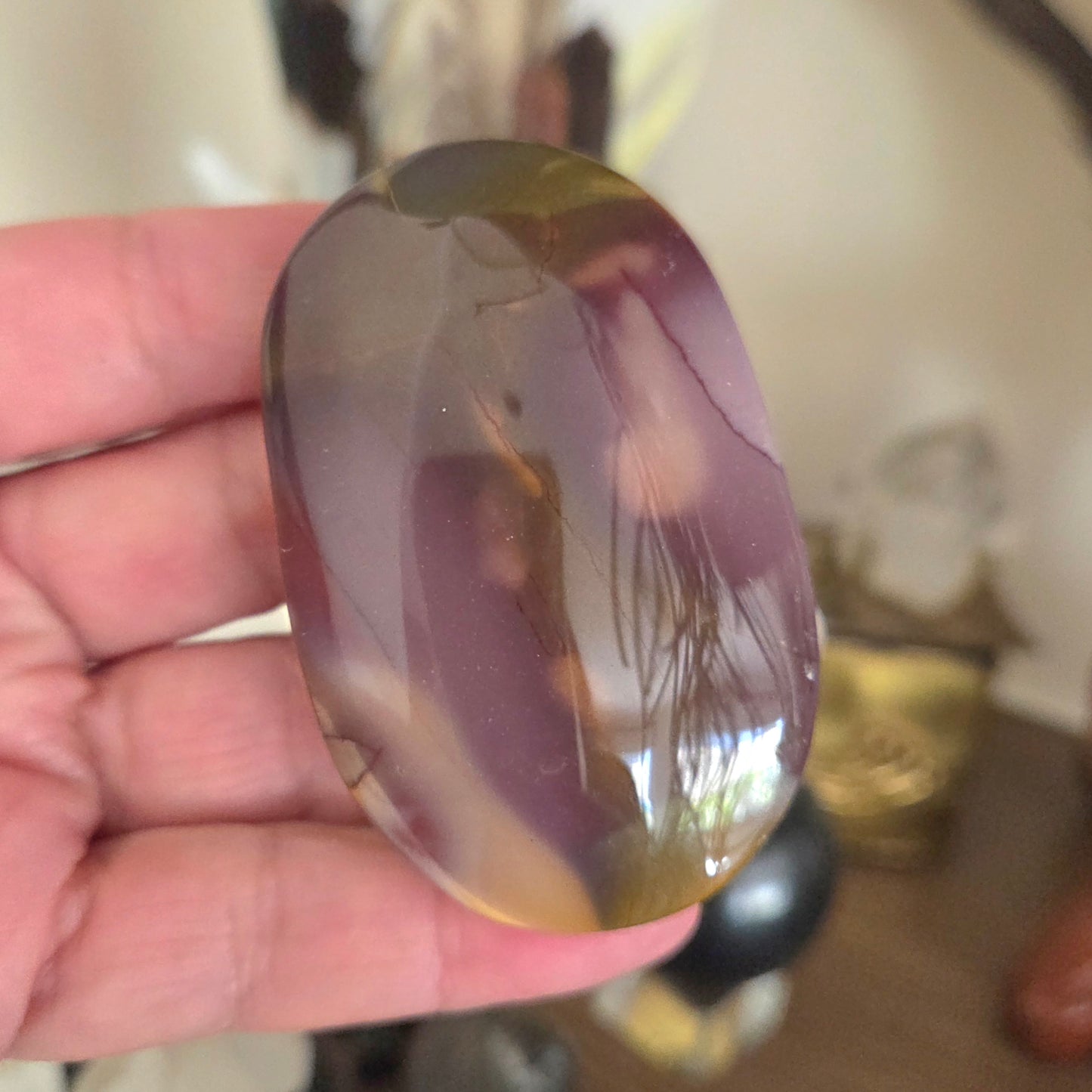 Mookaite Jasper Palm Stone