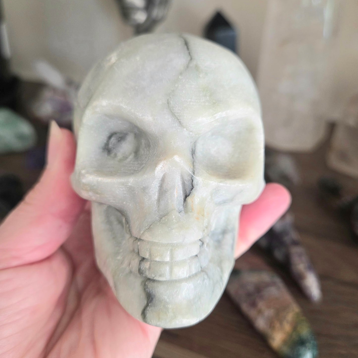 Agate Skull 720Gm