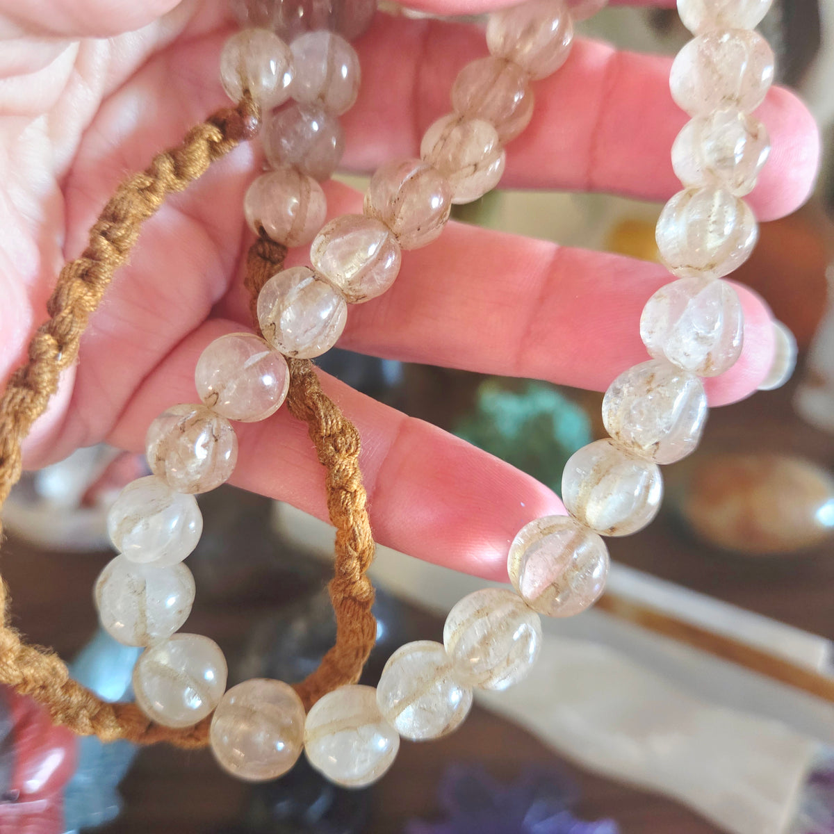 Ancient Tibetan Quartz Necklace 60cm