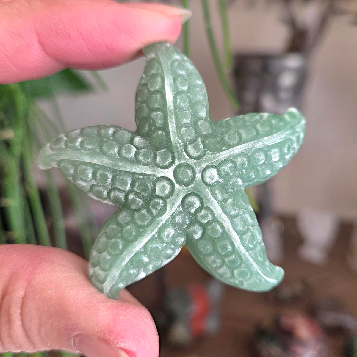 Green Aventurine Starfish