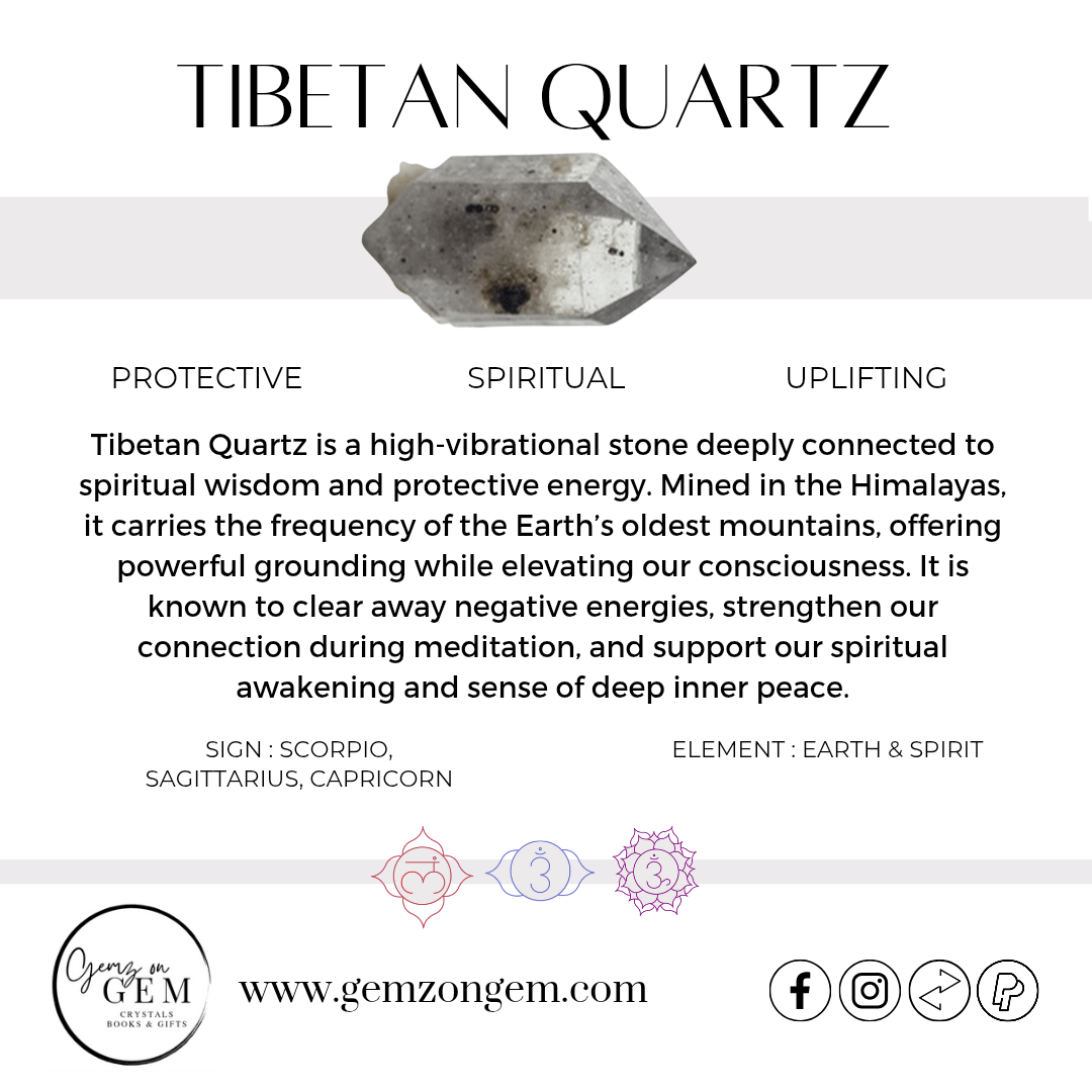 Ancient Tibetan Quartz Necklace 60cm