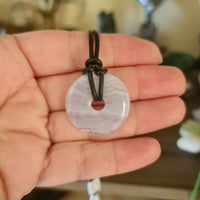 Crystal Donut Pendant