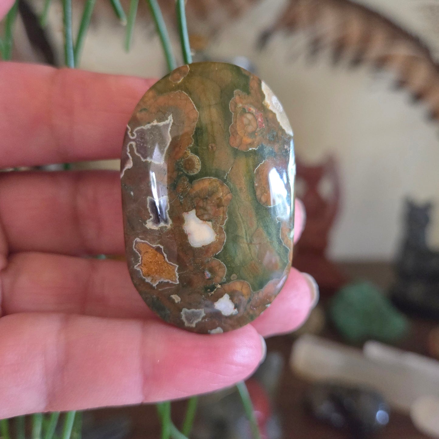 Rhyolite Palm Stones