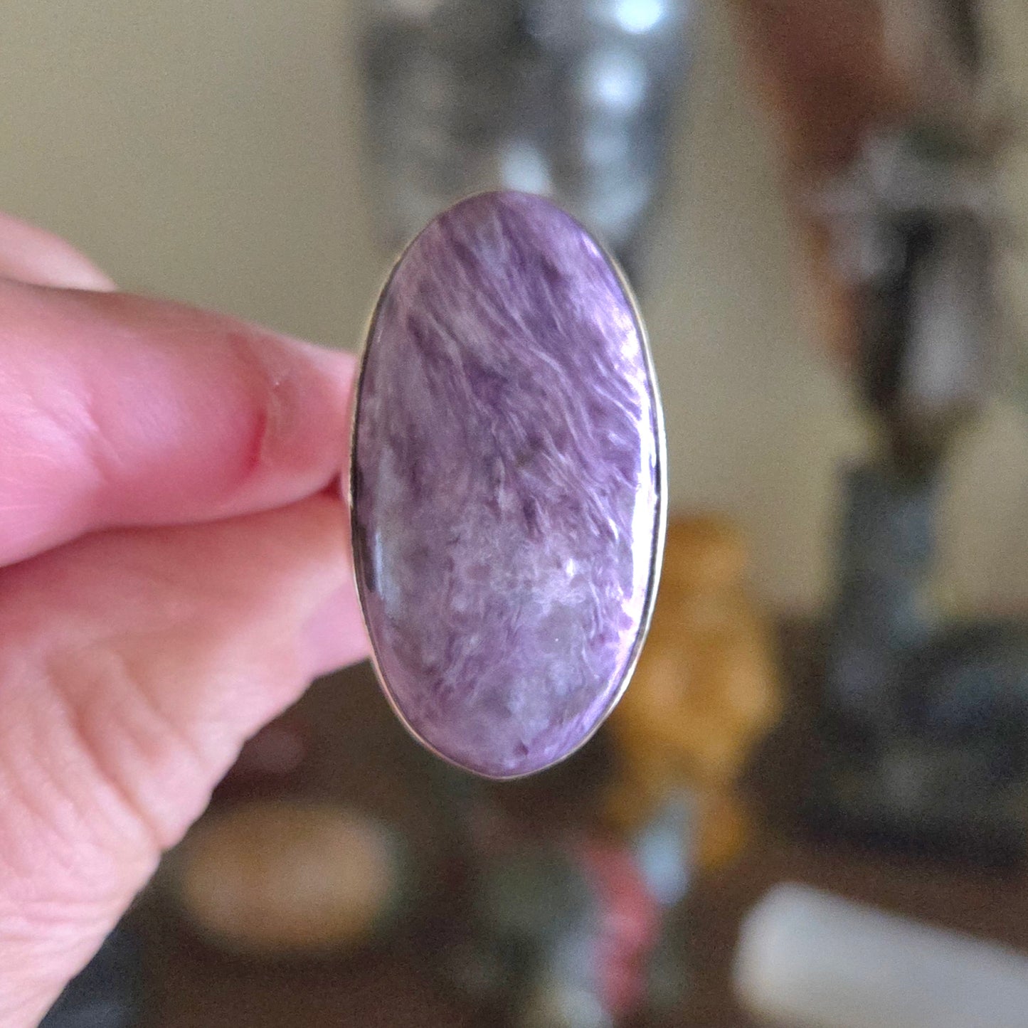 Charoite Ring Size 9