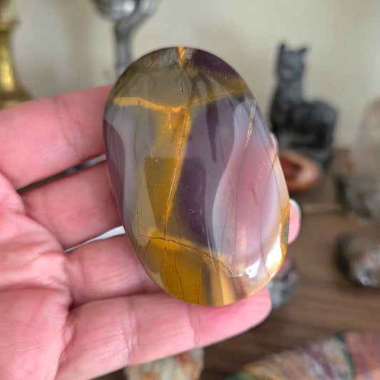 Mookaite Jasper Palm Stone