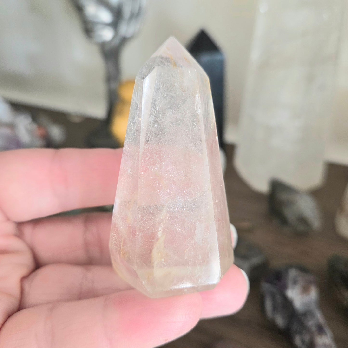 Clear Quartz Obelisk