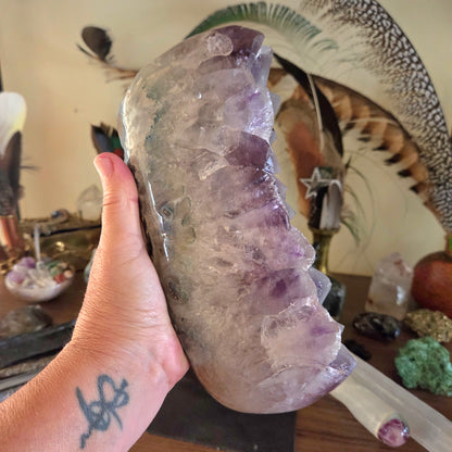 Amethyst Cluster On Stand 2.9Kg