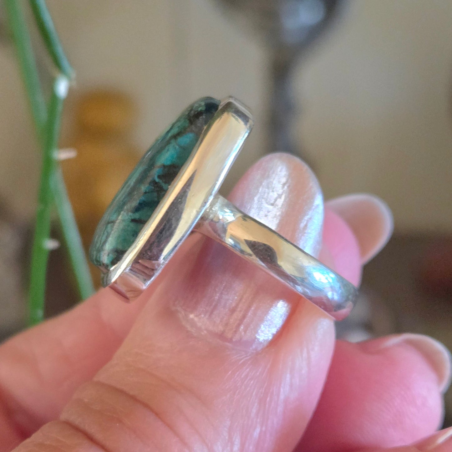 Shattuckite Ring Size 7