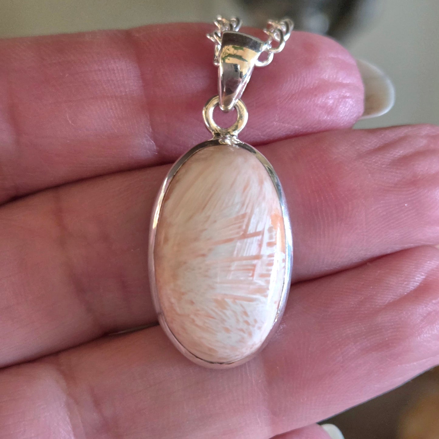 Scolecite Pendant