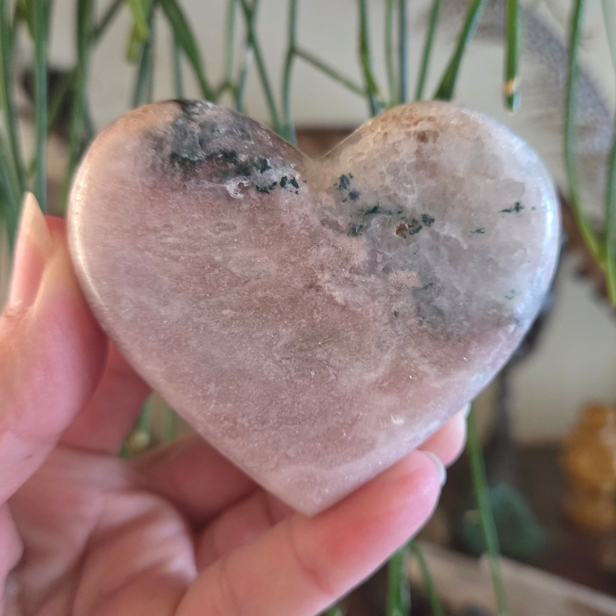 Pink Amethyst Heart