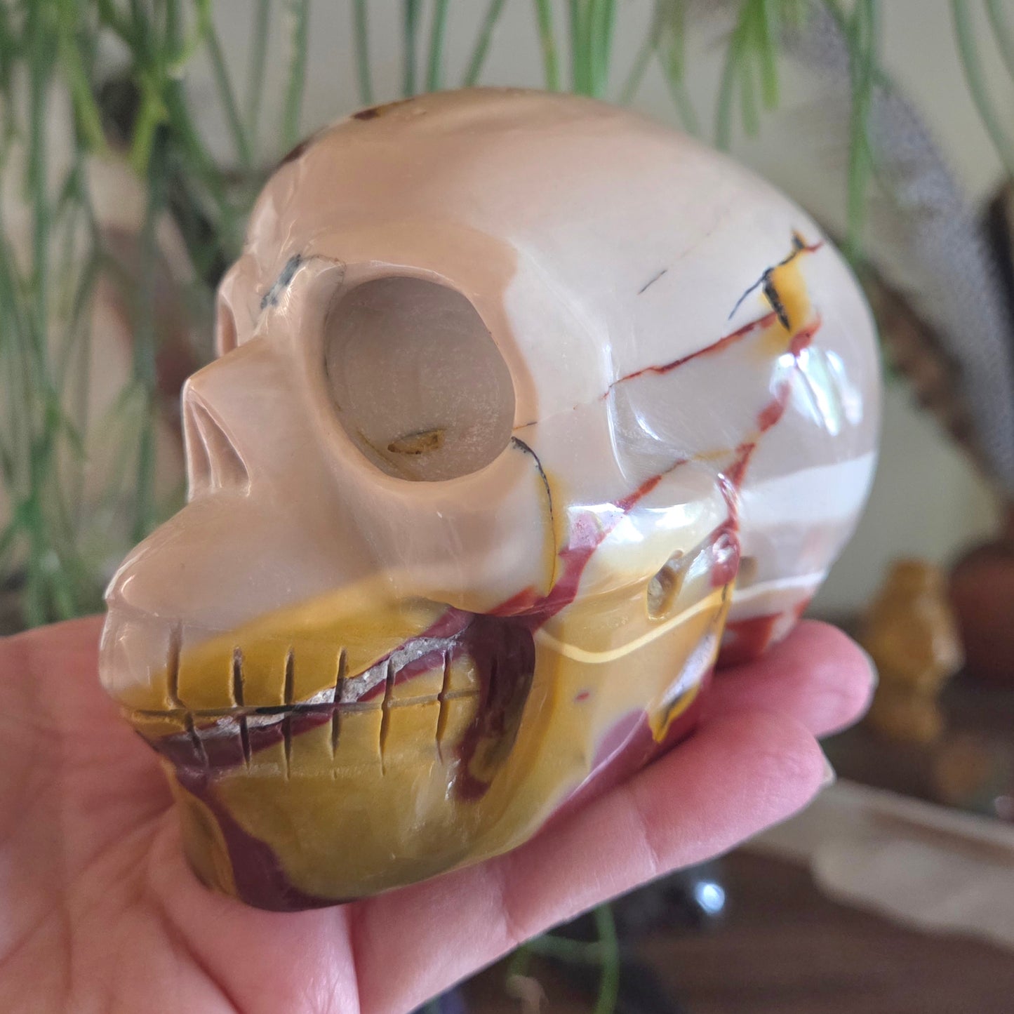 Mookaite Jasper Skull 820Gm
