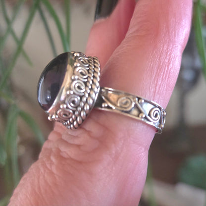 Amethyst Ring Size 8