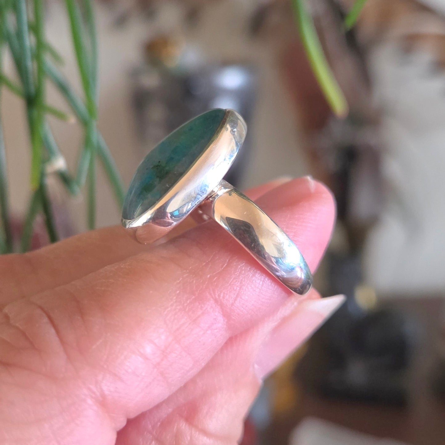 Shattuckite Ring Size 8