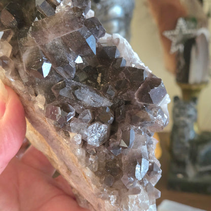 Smoky Quartz Cluster 790gm