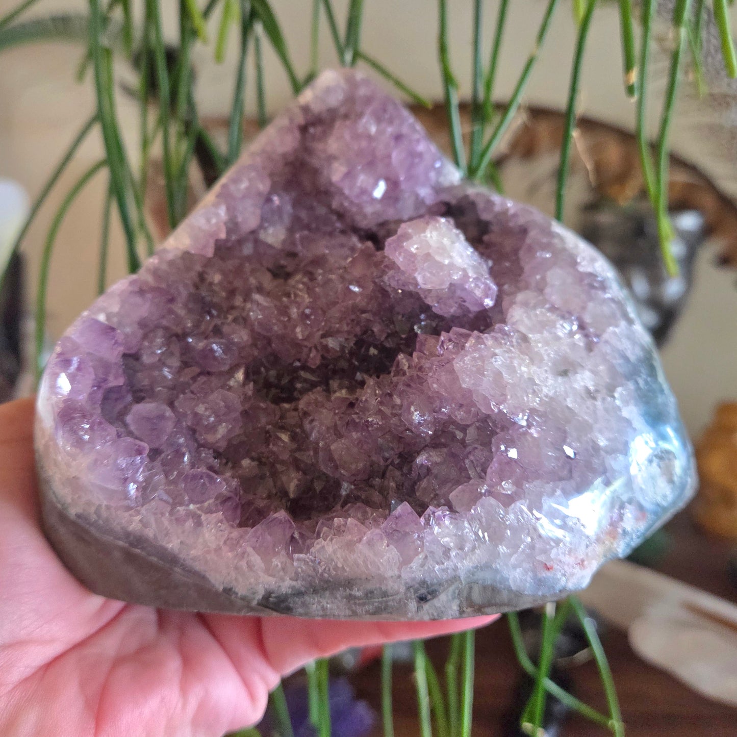 Amethyst Cut Base Geode