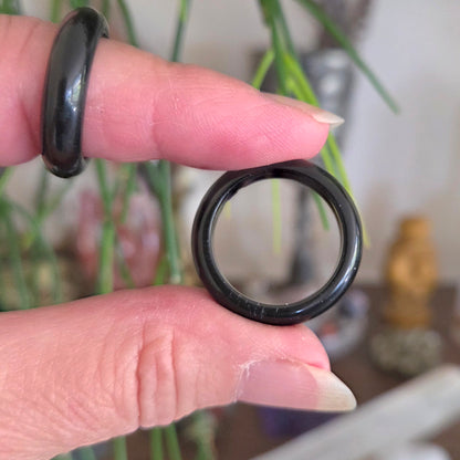 Black Obsidian Ring