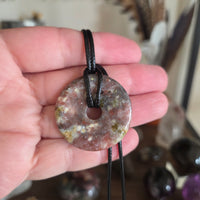 Crystal Donut Pendant