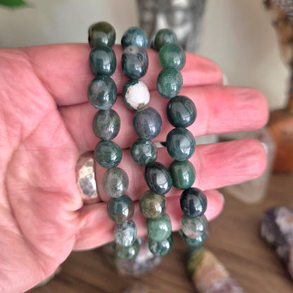 Moss Agate Bracelets