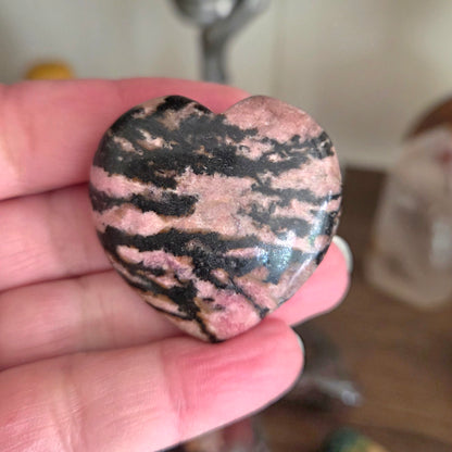 Rhodonite Heart