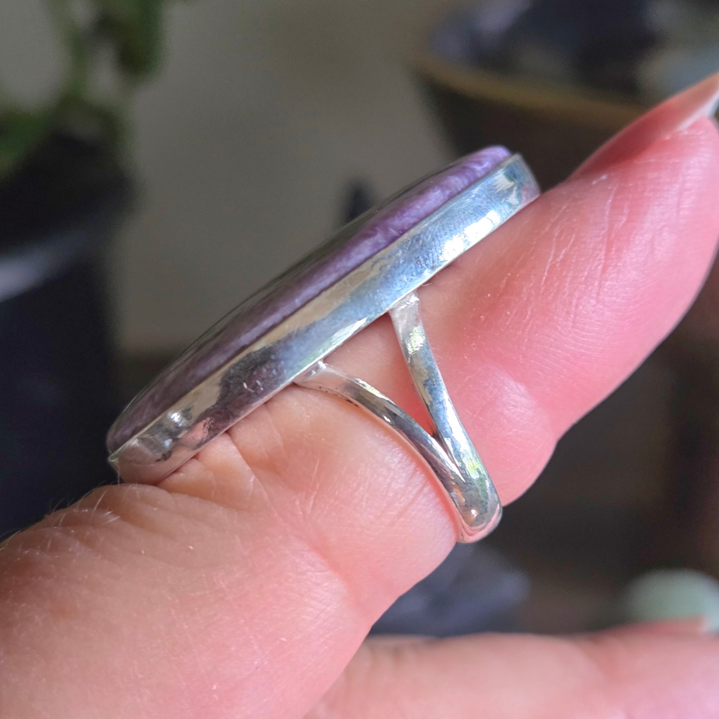 Charoite Ring Size 5