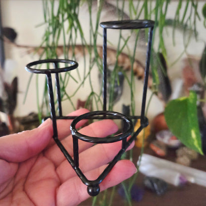 Metal Trio Sphere Stand