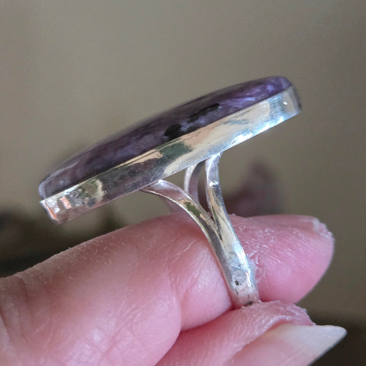 Charoite Ring Size 9