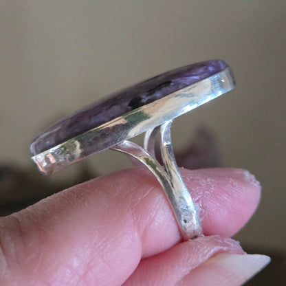 Charoite Ring Size 9