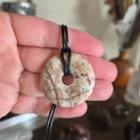 Crystal Donut Pendant