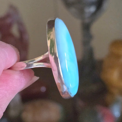 Larimar Ring Size 10
