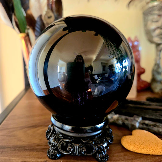Black Obsidian Sphere 1.2Kg