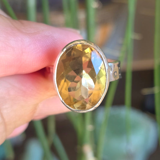 Citrine Ring Size 8