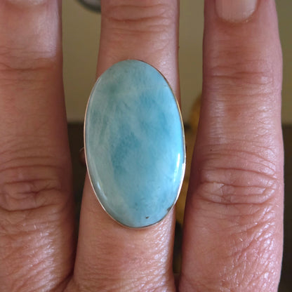 Larimar Ring Size 10