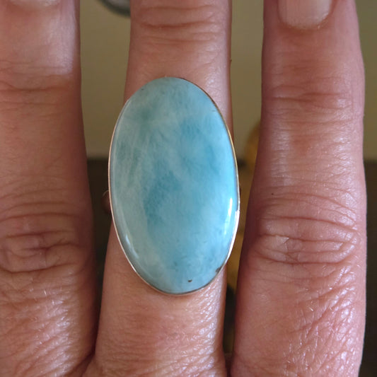 Larimar Ring Size 10