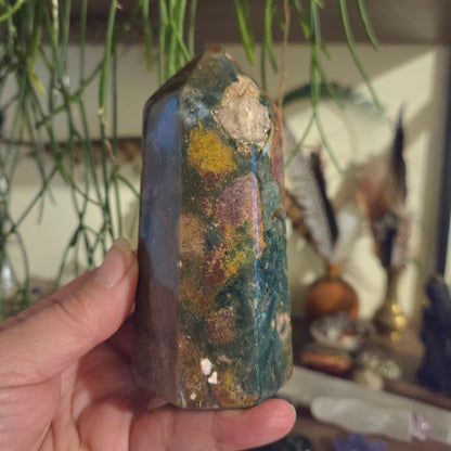 Ocean Jasper Obelisk