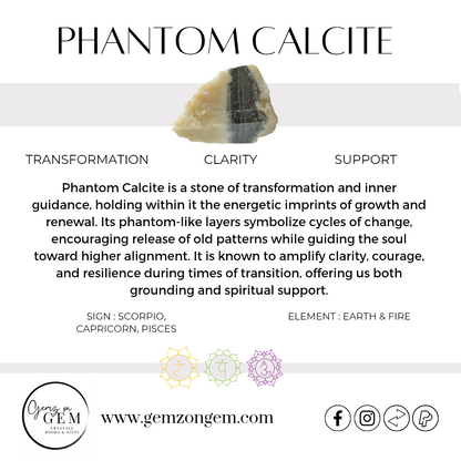 Phantom Calcite Cluster 876gm