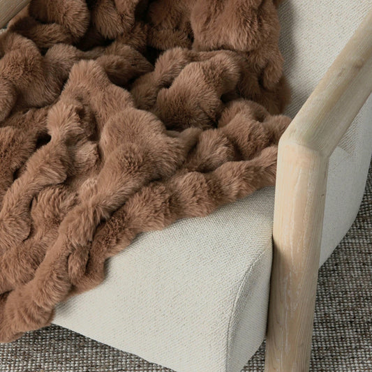 Mallow Faux Fur Throw