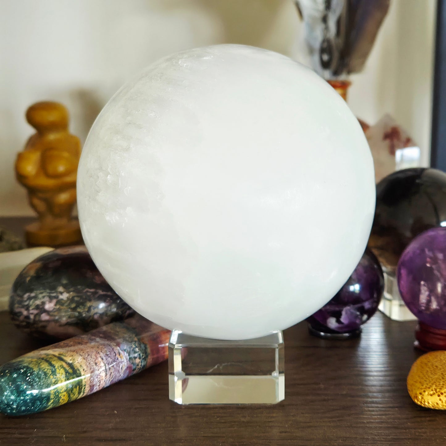 Selenite Sphere 100mm